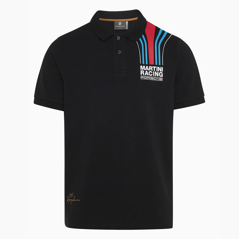 Porsche MARTINI RACING® Black Polo Shirt
