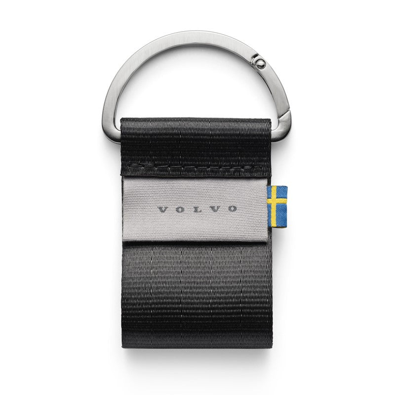 Volvo Moose Key Ring – Grey Fleeced Polyester Keychain (32251717)