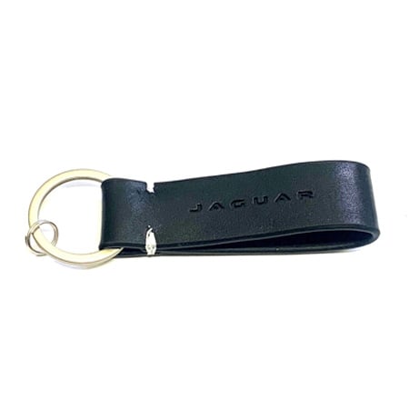 Jaguar Leather Keyring