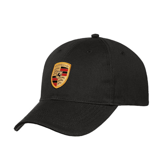 Porsche Crest Hat - Black